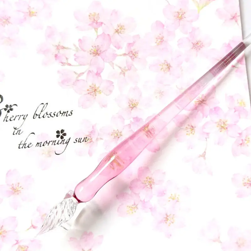硝子工房Sayori×八文字屋 ガラスペン 中字
