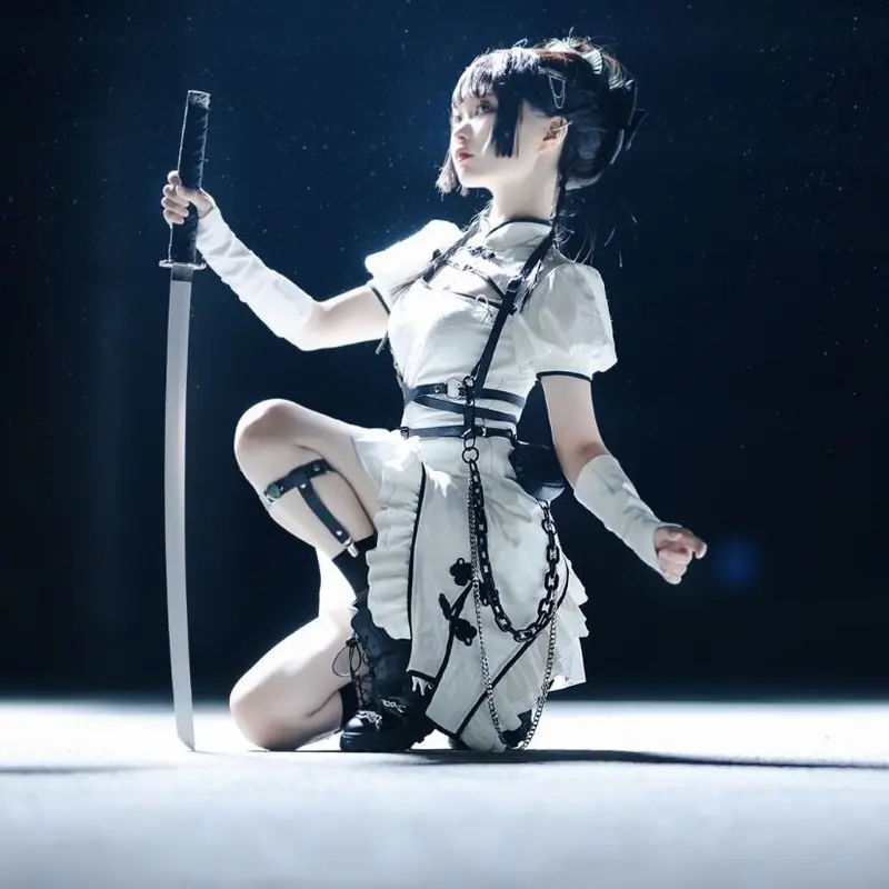 軍服 ワンピース セット 帽子 ハーネス 小物付き SUSIN