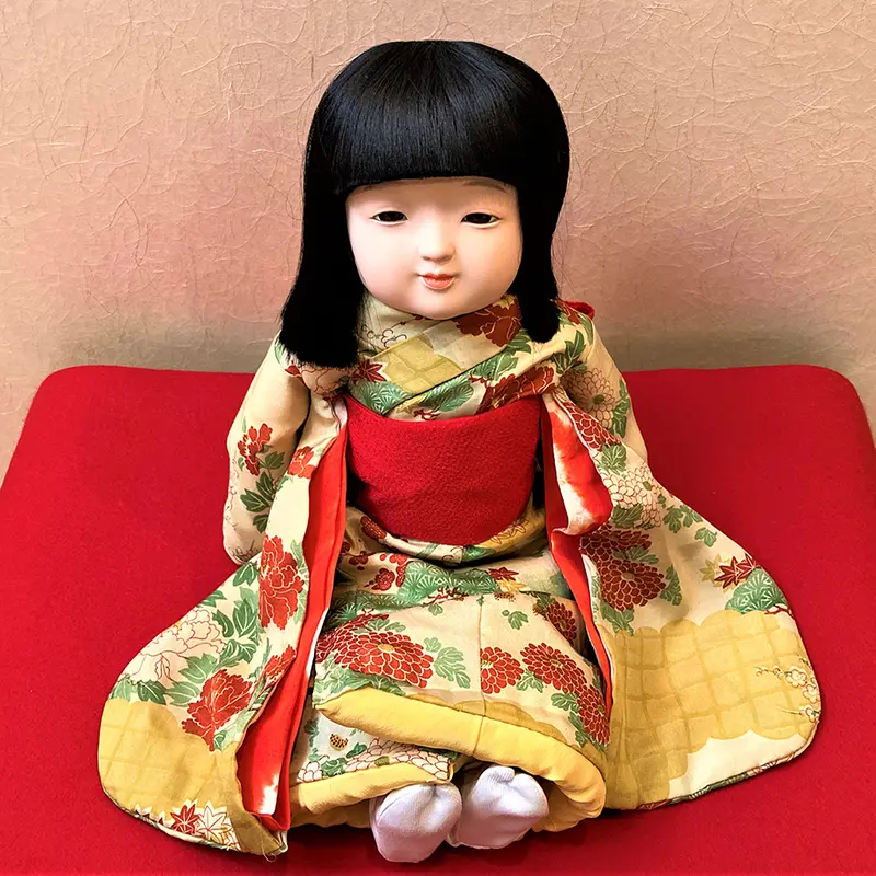 松乾斎東光作　市松人形　42センチ銀座かぶきや 松乾斎東光作 市松人形 42センチ銀座かぶきや 松乾斎東光