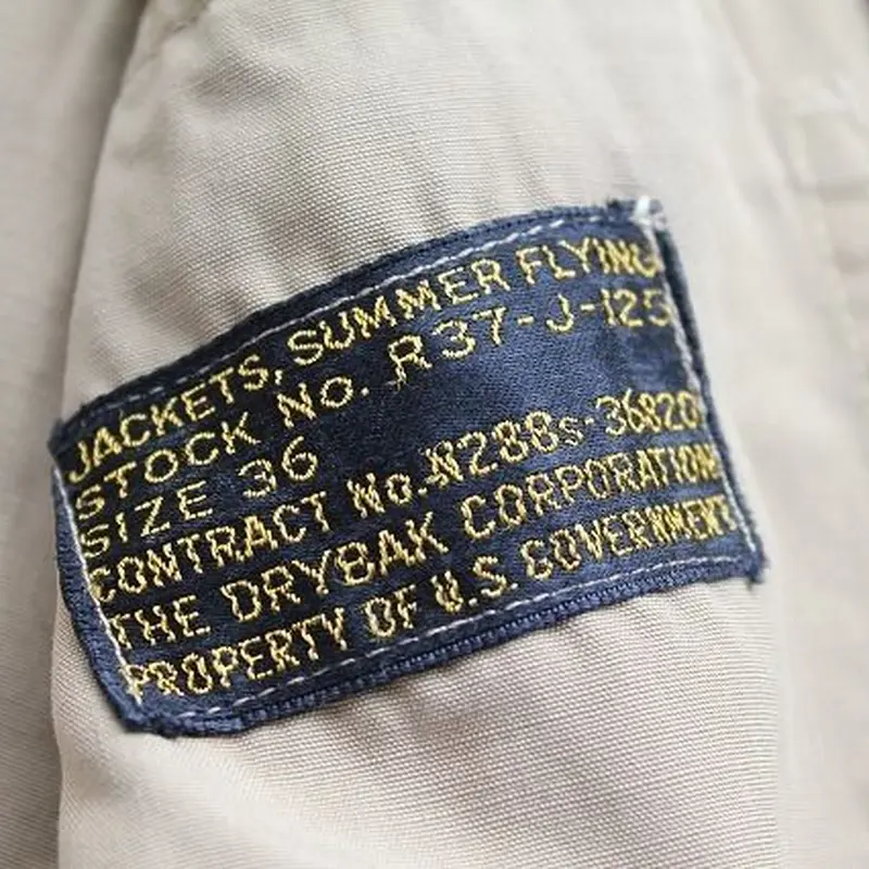 40's USN DRYBAK JACKETS, SUMMER FLYING (36) U.S...