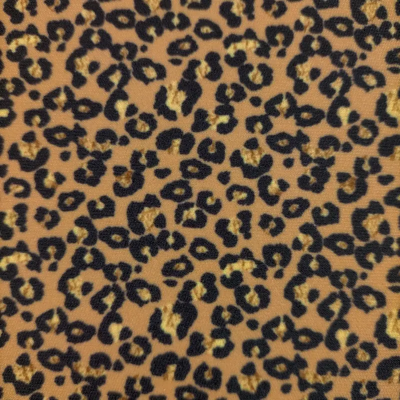 生地/レオパード柄/スムースニット | NUIGOTO