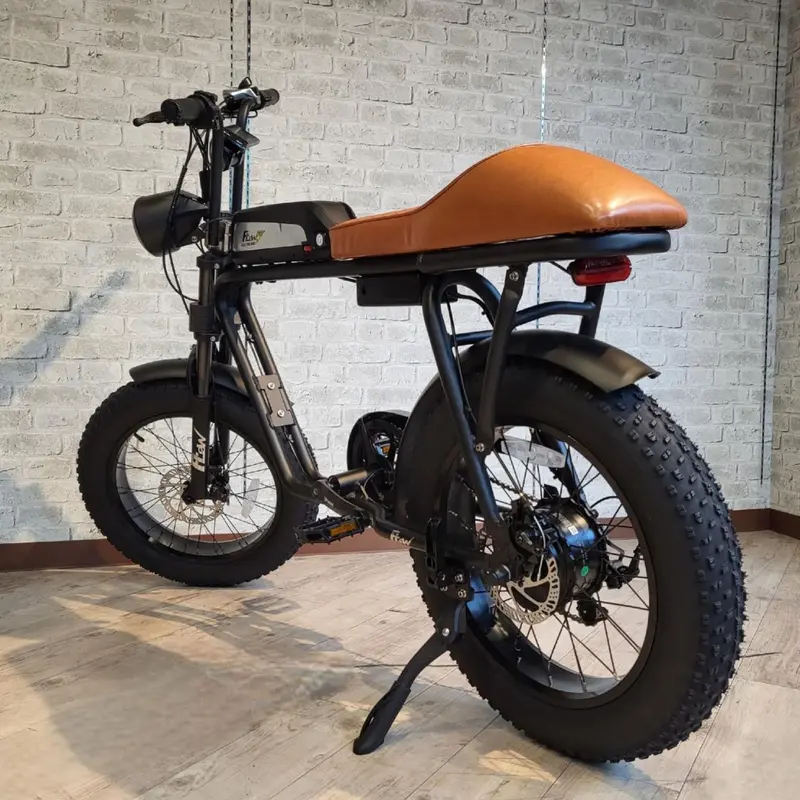 FLOW EBIKE/Super73 用 カフェレーサー シート コブ付 ブラウン 商品