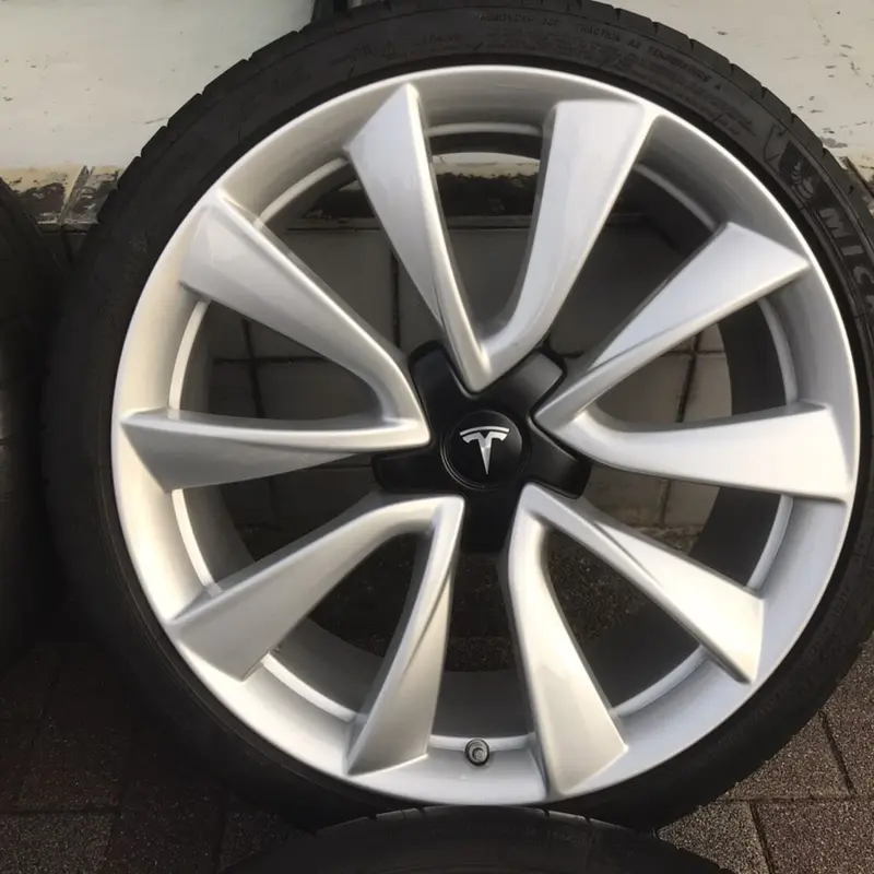 中古 テスラ モデル3 純正 20インチ タイヤ ホイール セット PCD114.3