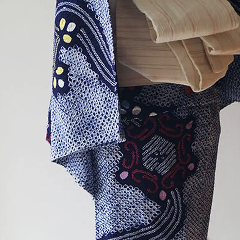 タイムセール！】 tutti＊tutti◇1362◇ふくよかな方◇有松絞り浴衣 藍