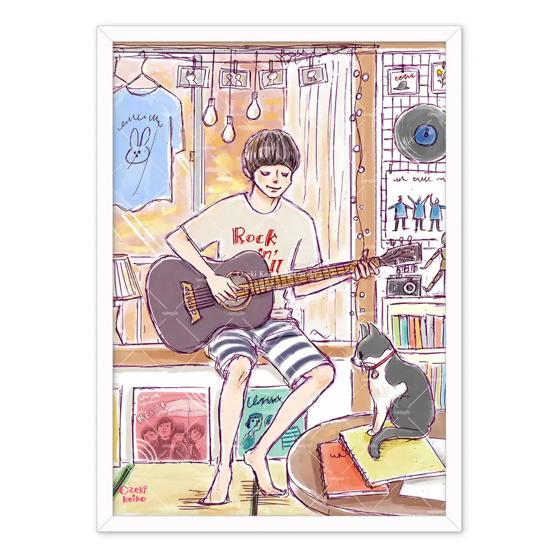 メール便可/取り寄せ お宝!スピッツ草野マサムネ連載 イラストつき