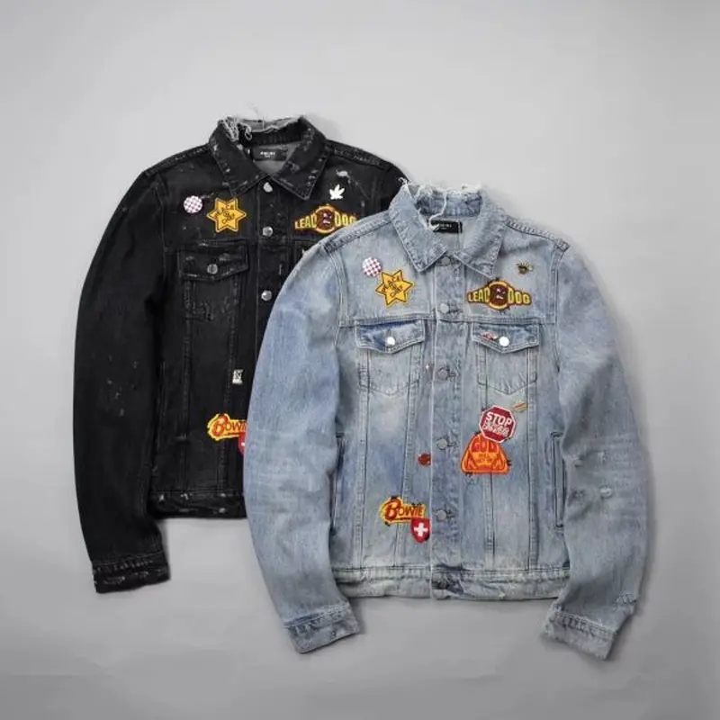 軽量な折り畳み自転車 Amiri デディジャケットデザイン デニム