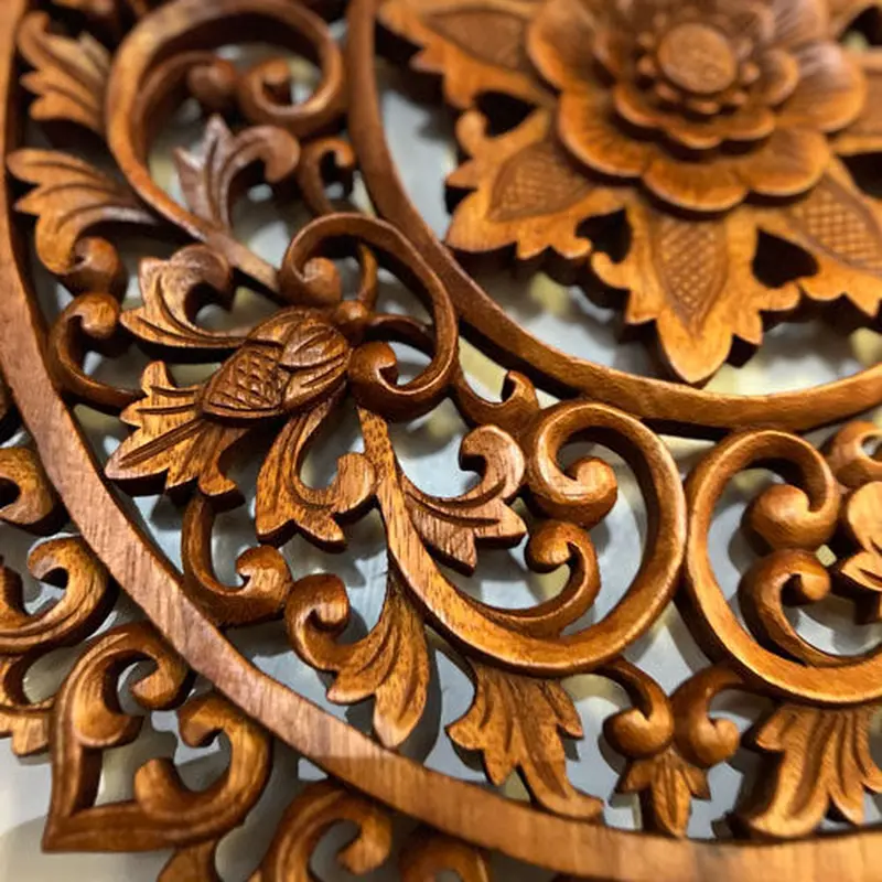 バリ島 木彫りパネル ウッドレリーフ 50cm | インテリアショップPasar