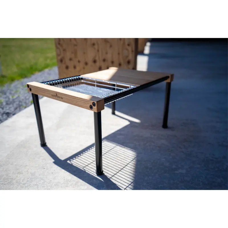 Multus Table] Walnut_Black_2Unit | pollyAnna