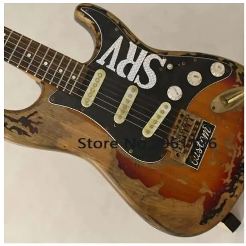 Remodeled Stevie Ray Vaughan Number One Vintage Style