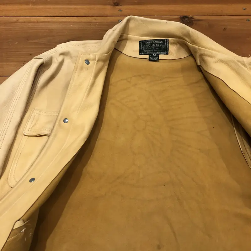 RALPH LAUREN COUNTRY ディアスキンレザージャケット | CUSTOM FEVER