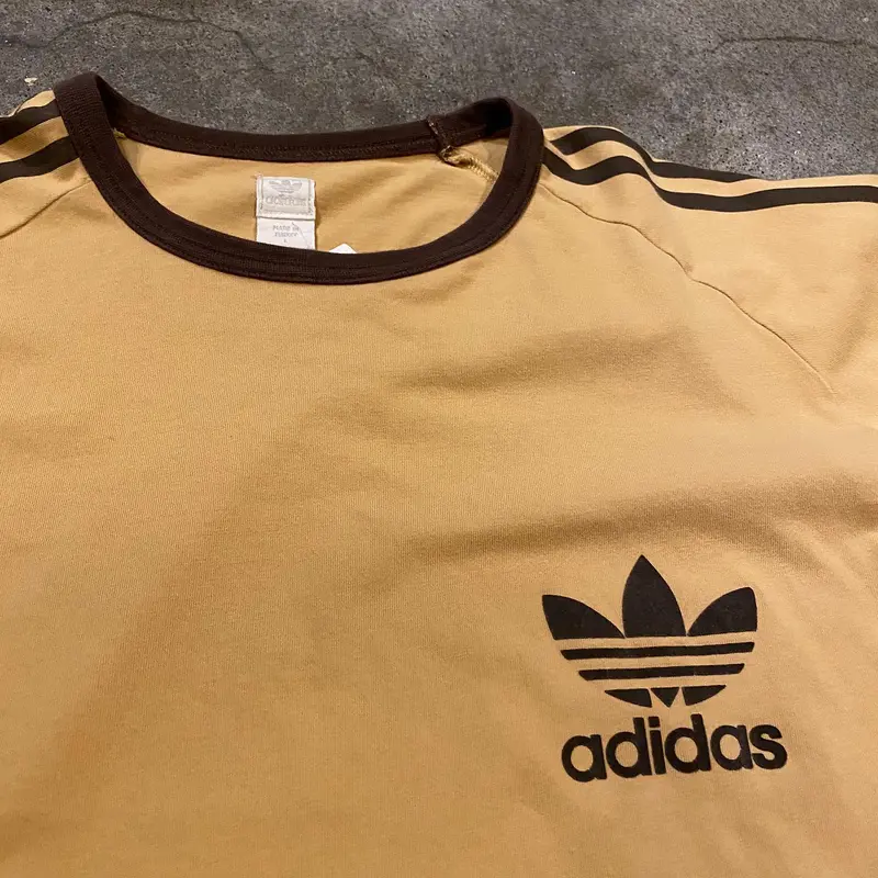 adidas ライン入りリンガーTシャツ | CUSTOM FEVER