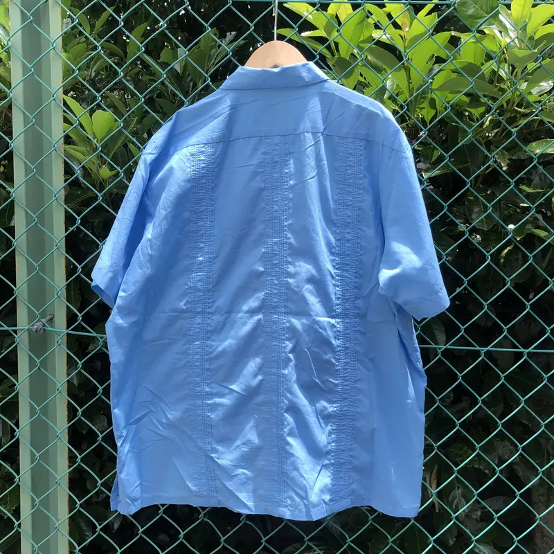 新入荷 8on8 HAZE BLUE プリント キューバシャツ シャツ
