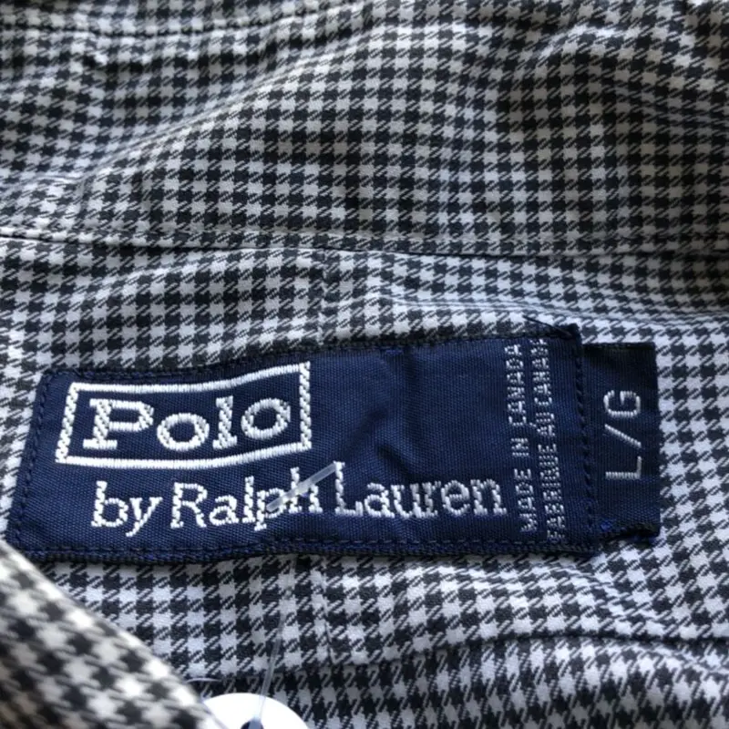 CANADA製 Ralph Lauren チェックシャツ L | CUSTOM FEVER