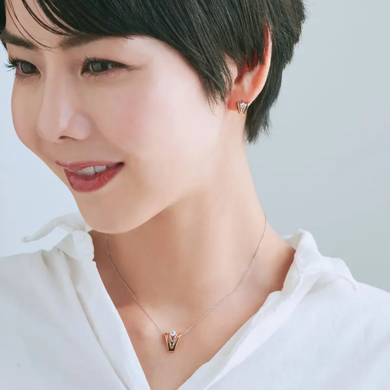 K18PG/PT850/PT950 H&Cダイヤモンドネックレス | VERITEOnline...