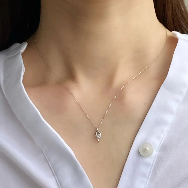 K10WG ダイヤモンドネックレス | VERITEOnline-Shop|ラグジュアリーな