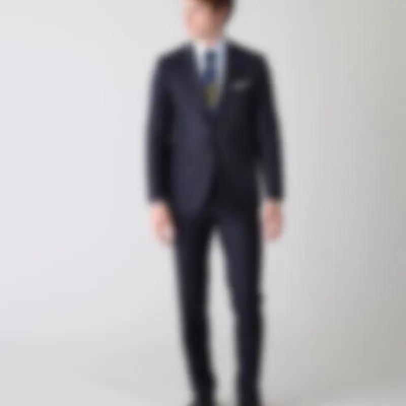 タケオキクチ 2Bダークネイビーストライプスーツ(2) TAKEOKIKUCHI 公式