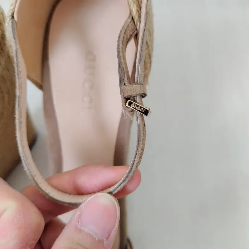 良品❤箱付き☆GUCCI【グッチ】ホースビットウエッジソールサンダル