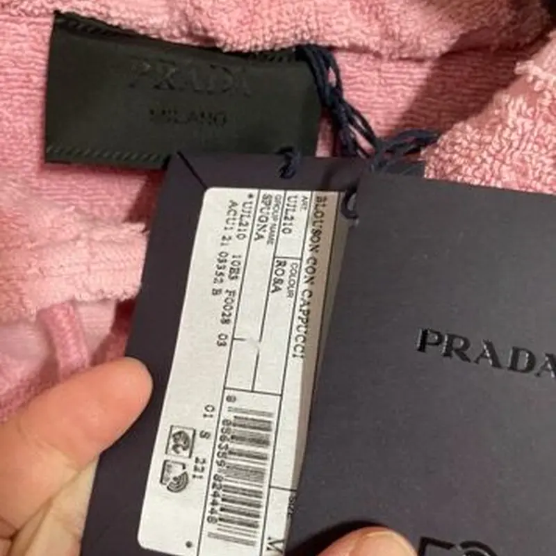 最終値下げ 22SS PRADA プラダ 三角プレート フラワージャカード