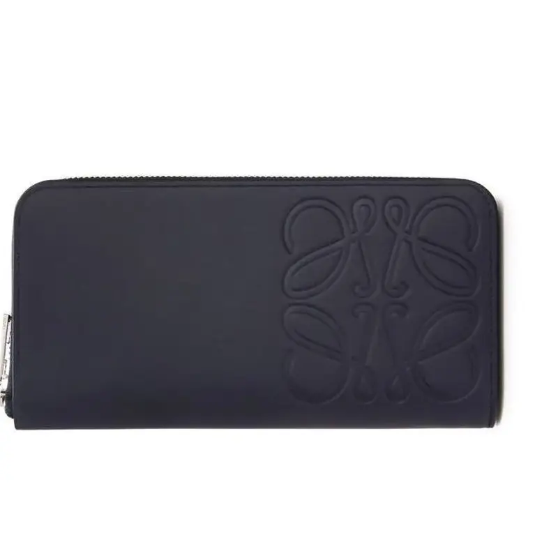 新品☆Loewe ロエベ アナグラム エンボス加工 アラウンドジップ