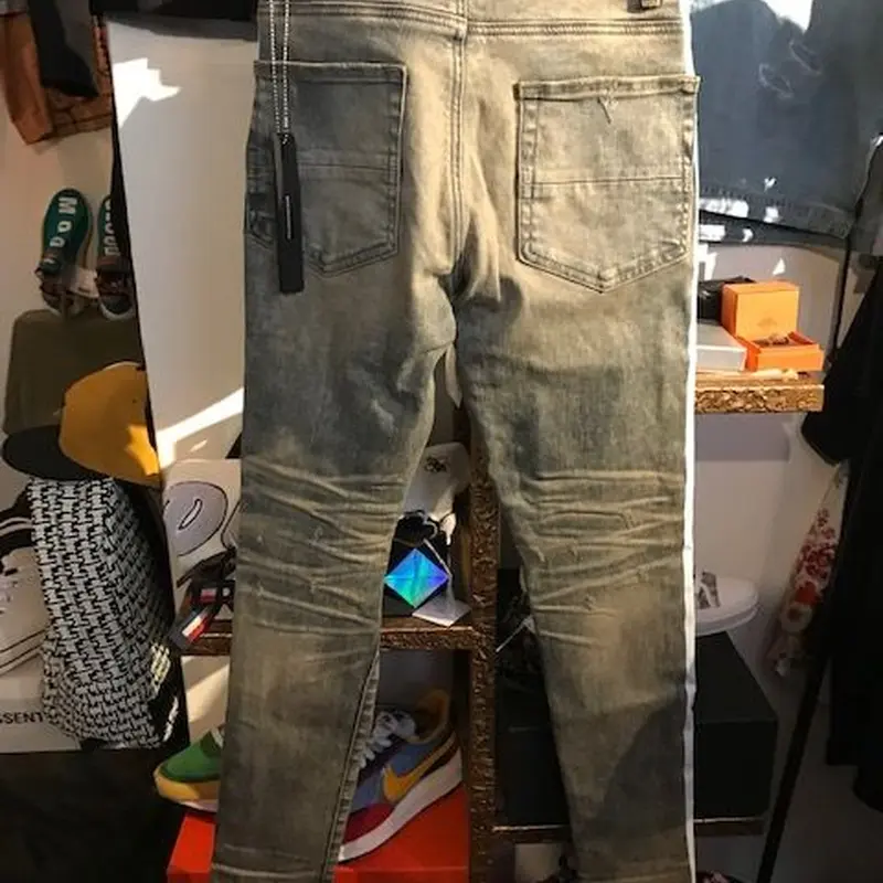 新品タグ付き☆AMIRI アミリ トラック インディゴ デニム パンツ