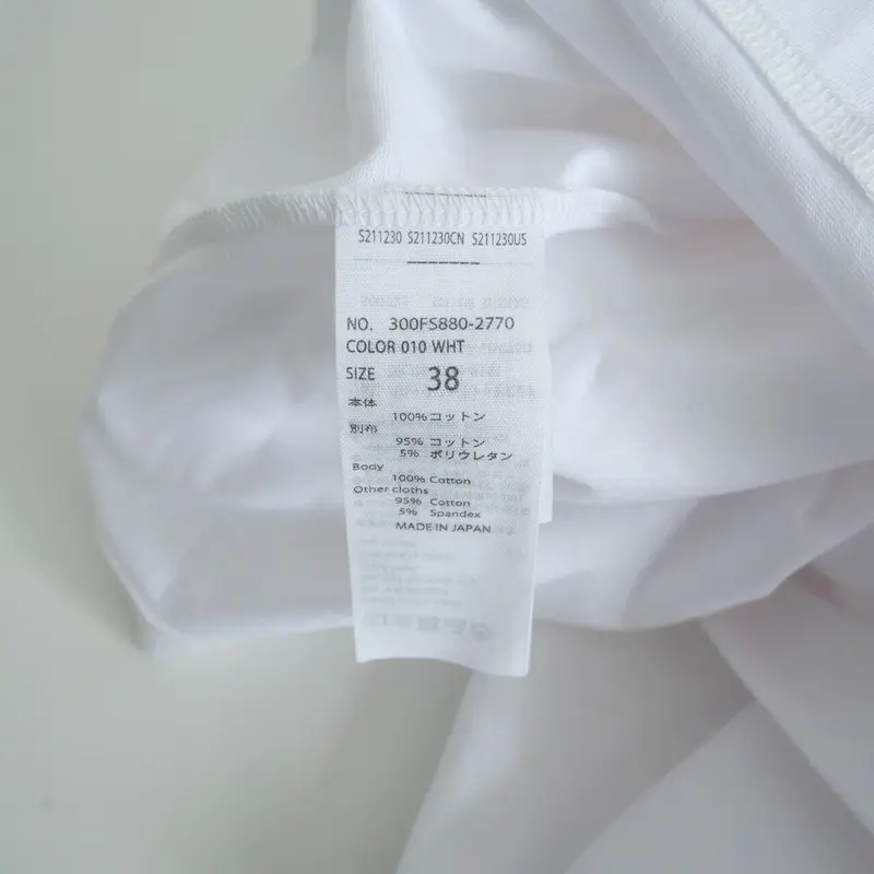 限定価格セール!】 38サイズ、ブラックCOMBI T-SHIRT Tシャツ