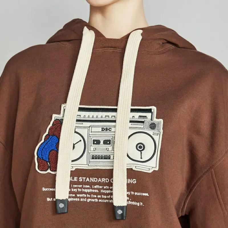 DSC 】ラジカセワッペンギャザースリーブパーカー | selectshop RJ