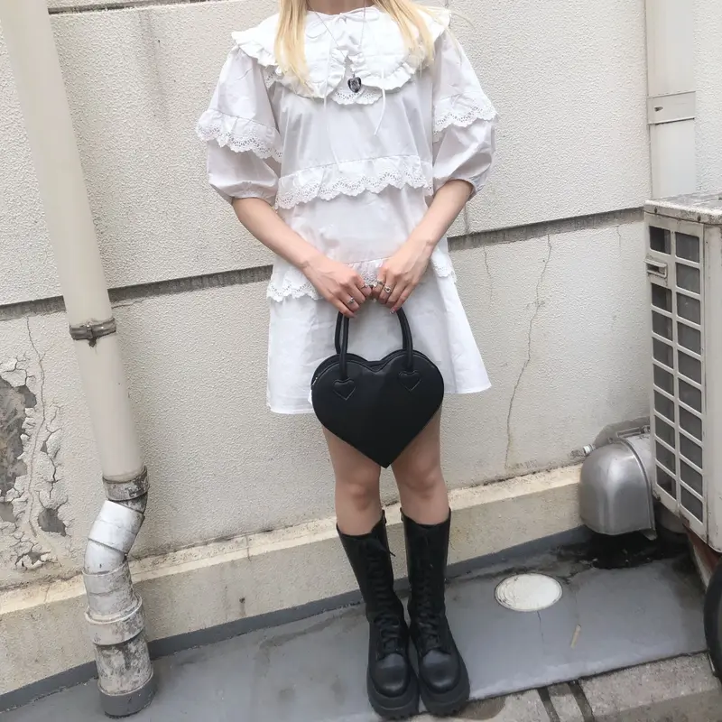 ローブスアンドコンフェクションズ フリルスリーブマキシワンピース グレー ローブスアンドコンフェクションズ フリルスリーブマキシ