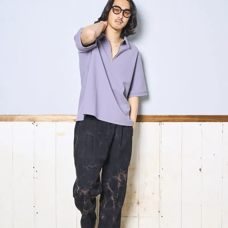 Half zip polo mens Clearance