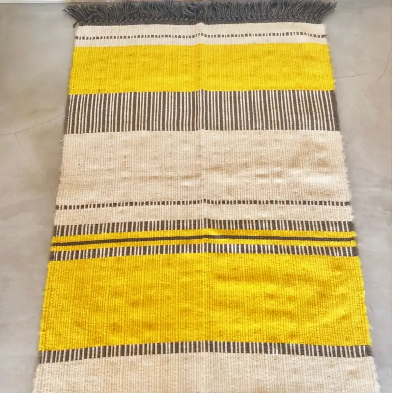 FABRICA ALENTEJANA wool 手織り ラグ マット