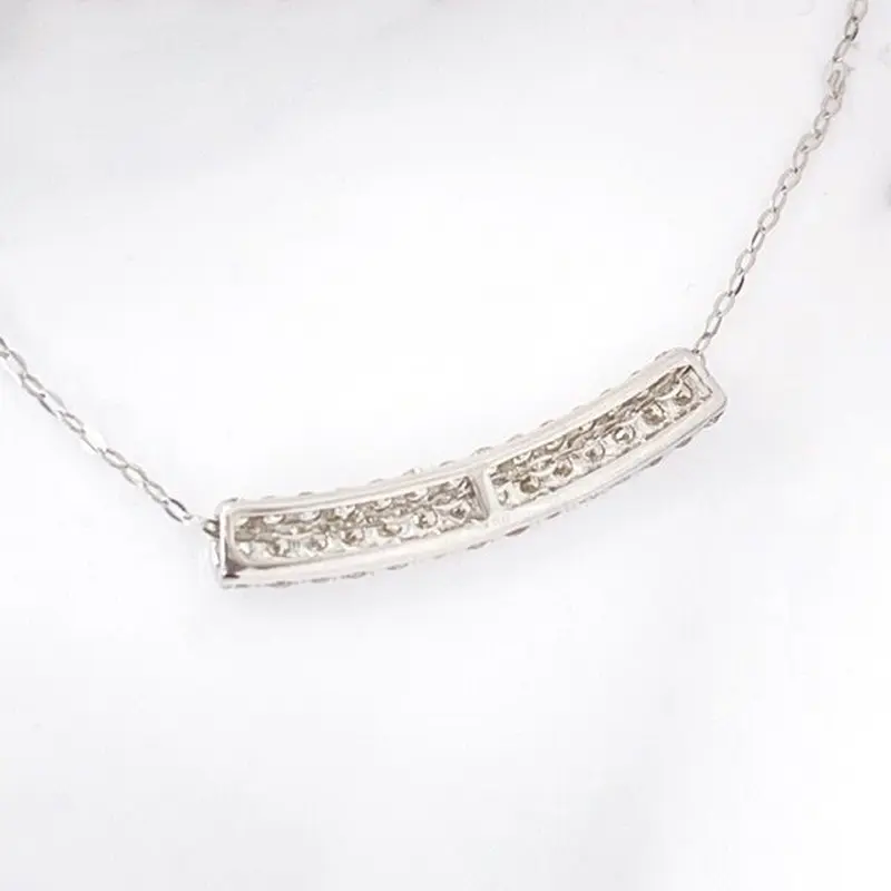 高品質 天然ダイヤモンド 1.00ct パヴェダイヤモンド PT950ネックレス