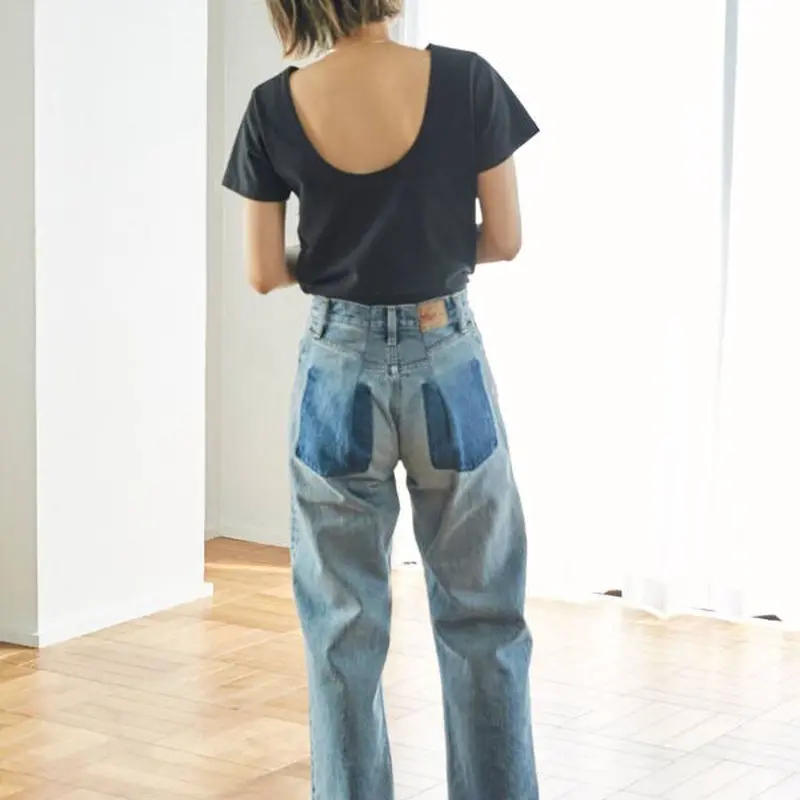 Ungrid アングリッド / リメイクデザインルーズデニム / 112242420001 1...