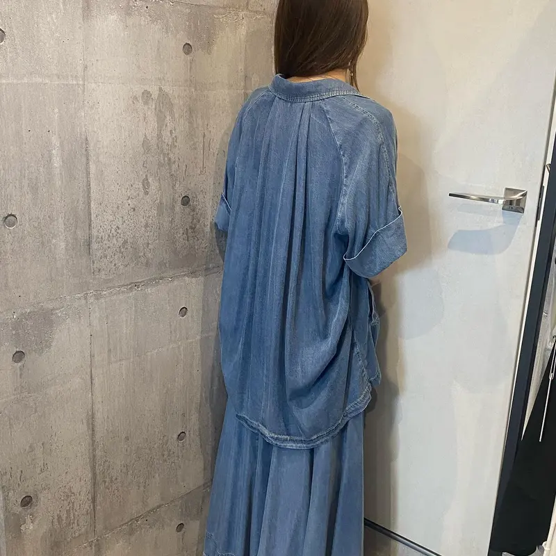 ayane テンセルデニムフレアスカート | selectshop-LUZ STORE