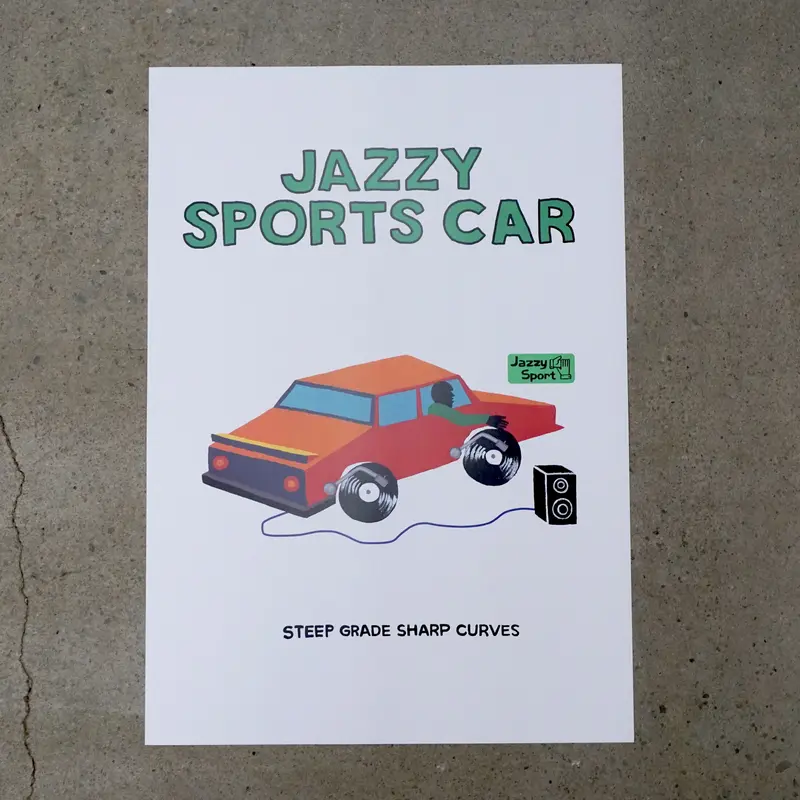 Jazzy Sport 竹内俊太郎ポスター | STEEP GRADE SHARP CURVES