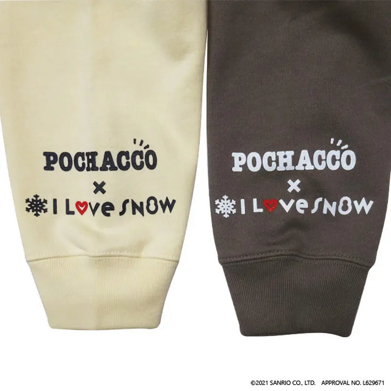 I LOVE SNOW × POCHACCO】コラボトレーナーM/L(チャコール) | I