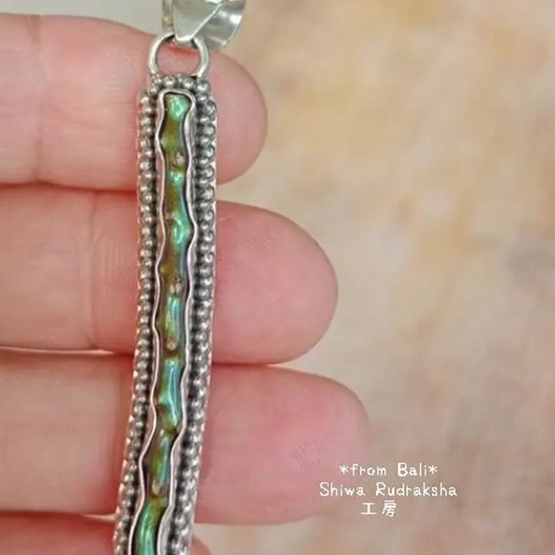 グリーンウリ・ニュージーランド・チェマラ】ペンダントシルバー９２５