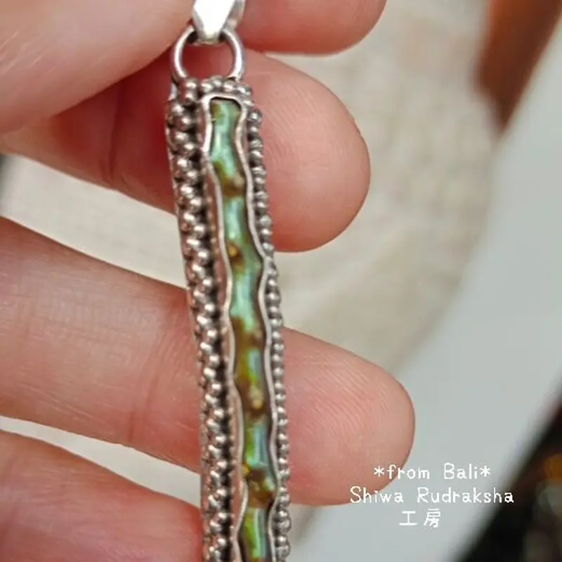 グリーンウリ・ニュージーランド・チェマラ】ペンダントシルバー９２５