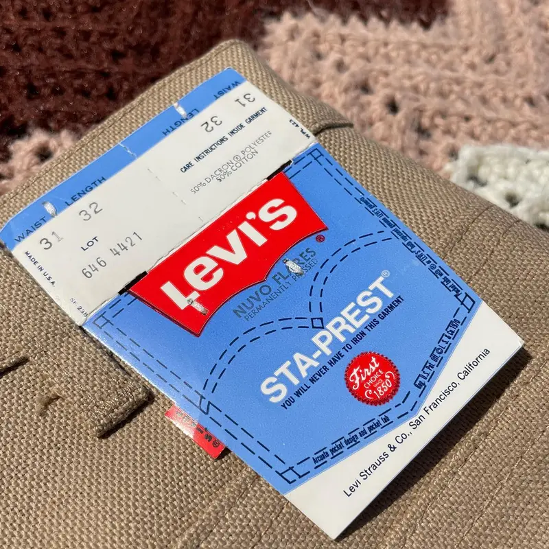 deadstock 70s levis STAPREST 646 スタプレ | nalans.com