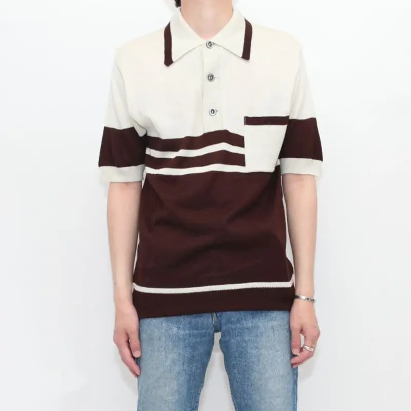 Euro Vintage Knit Polo Shirt | Strato