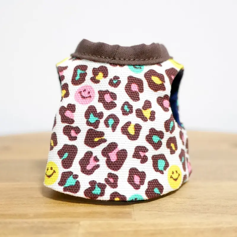 ショウガラゴ用】MILKY PIZZA /レオパード柄ハーネス/ ベビーサイズ