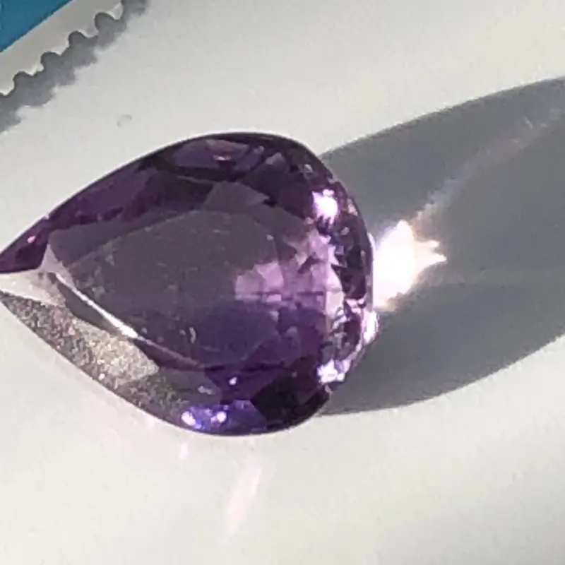 しずく型大ダイヤカットS-3 アメジスト | 水晶STORE