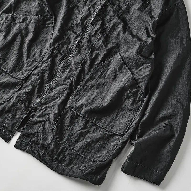 POST O'ALLS / CTB DEE V crinkle nylon taffeta |...