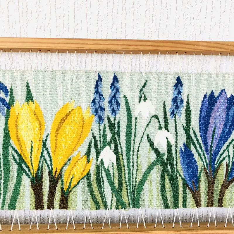 フレミッシュ織り 木枠 北欧 ハンドメイド