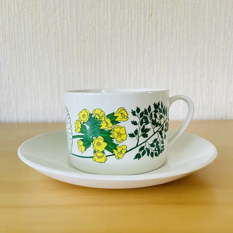 From Sweden＊FLORA＊Cup \u0026 sauser・*