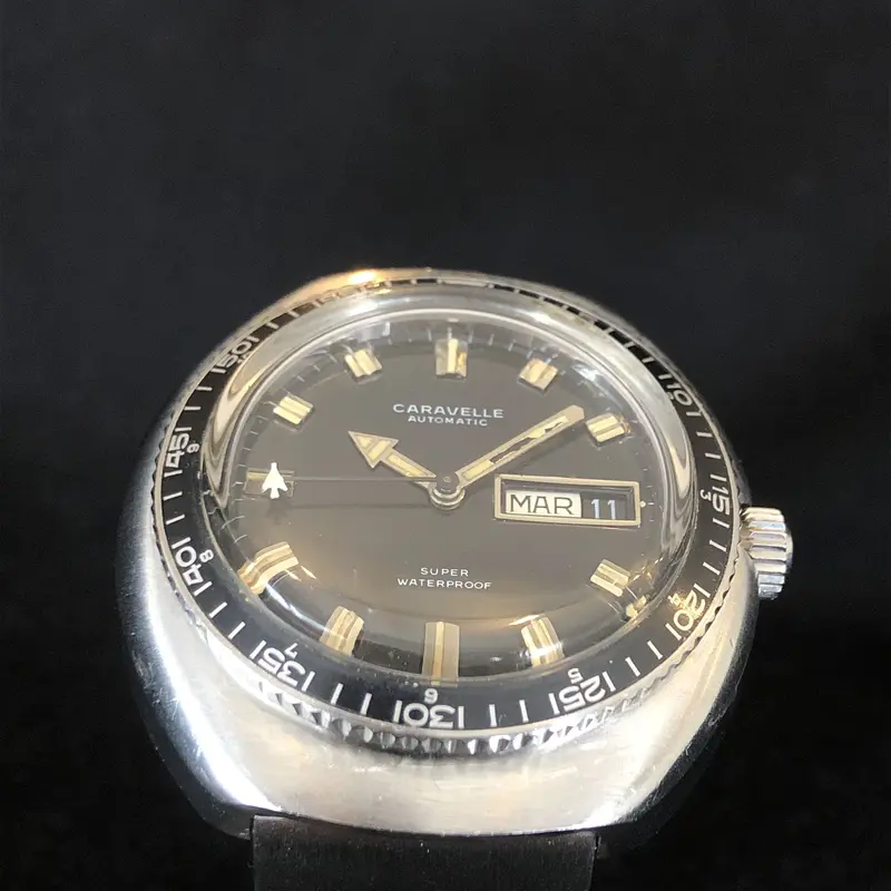 貴重【1960年代】ブローバ キャラベル Nロゴ入り ヴィンテージ 手巻き腕時計 貴重【1960年代】ブローバ キャラベル Nロゴ入り ヴィンテージ 手巻き