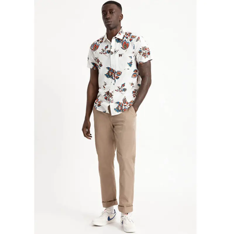 シャツ 半袖 メンズ ブリクストン BRIXTON CHARTER PRINT S/S WVN...