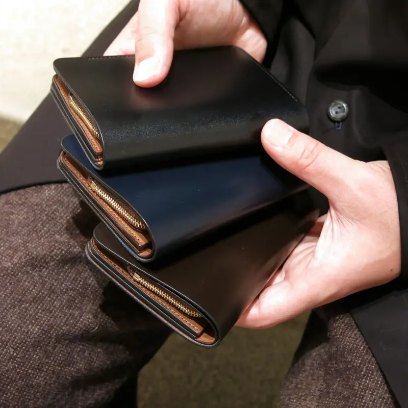 forme BLOOM&BRANCH別注 財布 ブラウンレザー 大人気コラボミニ財布に