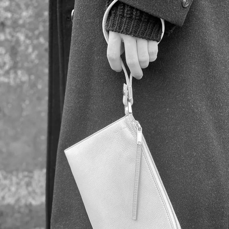 18 FW SISYPHUS】MEDIUM ZIPPED POUCH／RICK OWENS