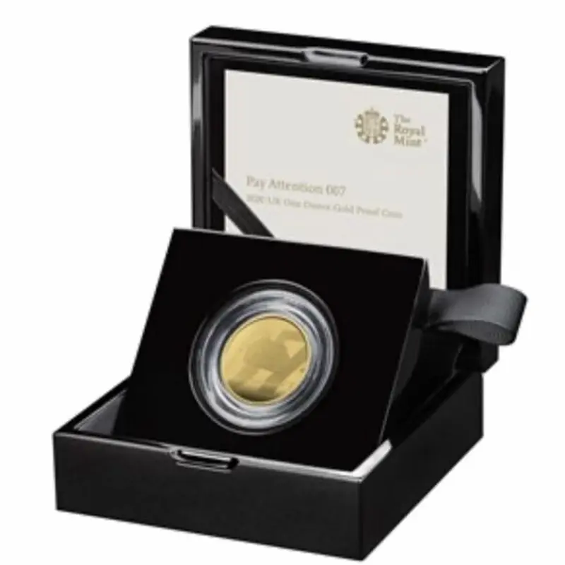 007 ジェームズ・ボンド 金貨 1/4オンスプルーフ ゴールド