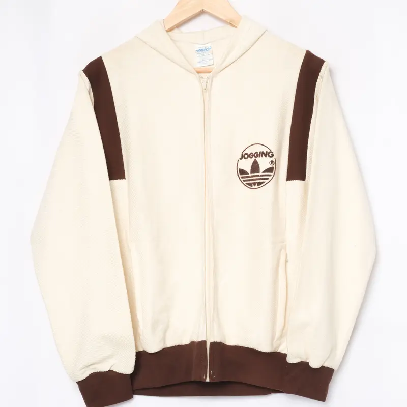 70s-80s Vintage adidas Hoodie JOGGING (Made in...