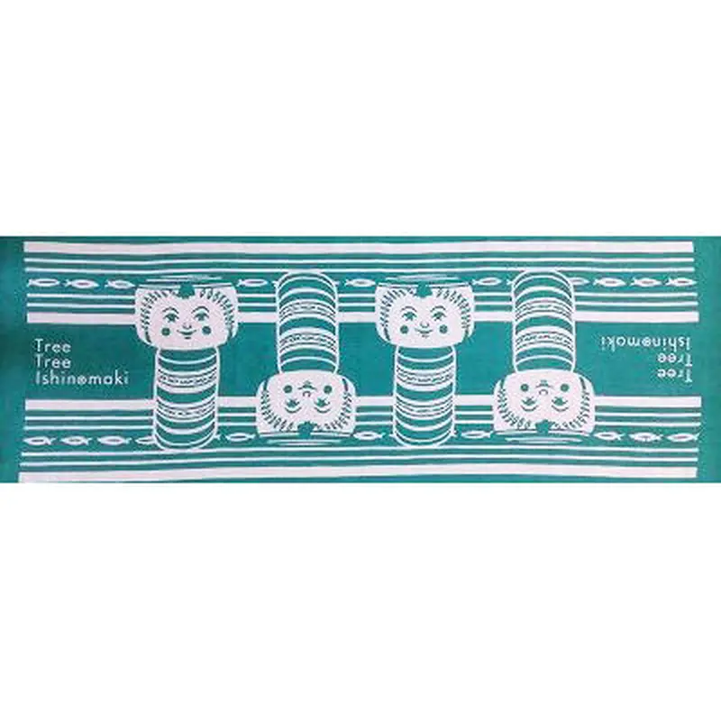 石巻こけしてぬぐい | ひそかな雑貨屋 うみねこ社